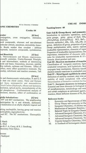 MSC Chemistry Syllabus #chemistry👩‍🔬MSC 1st semester syllabus|| pg chemistry syllabus #msc2023 #msc