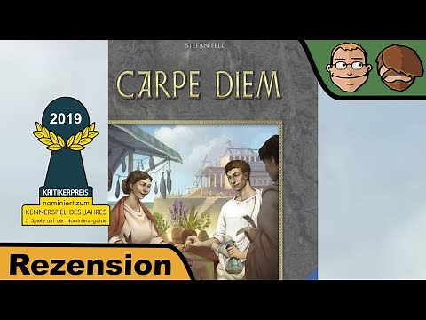 Carpe Diem (nominiert zum Kennerspiel des Jahres 2019) - Brettspiel - Review
