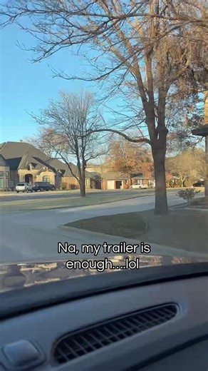 I was meant for the trailer park, lol. #trailerpark vs #rushpark #beautifulhomes nice #neighborhood equals #bigbills 💰😭🤣