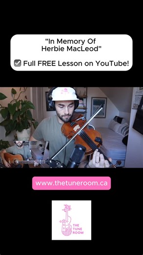 The Tune Room - Celtic Fiddle Learning Online on Instagram: "If you’re interested in trying a FREE fiddle lesson, head over to YouTube (type: “The Tune Room Free Fiddle Lesson)! Such a beautiful tune, written by Cape Breton’s Jerry Holland 🙏🏼👏🏼 #freefiddlelesson #fiddlelessons #learnfiddle #celticfiddle"
