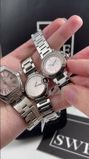 Cartier Pink Dial Ladies Watches Review | SwissWatchExpo
