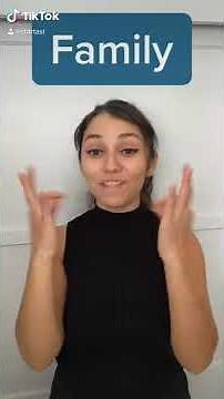 Family members (Part 2) in American Sign Language