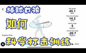全网第一个使用Blast Motion进行打击训练的棒球女孩_哔哩哔哩_bilibili