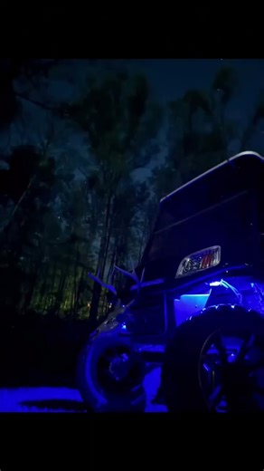 led lights on golf cart #golfcarts #fyp #ledlights #liftedzone