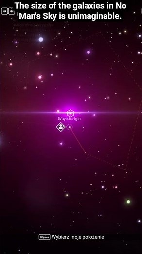 The size of the galaxies in No Man's Sky is unimaginable.