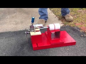Nitro engine test stand first run