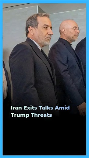 Iran Walks Out of Peace Talks in Switzerland After Trump Threats