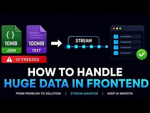 Why Large JSON Freezes Your UI (And How to Fix It)