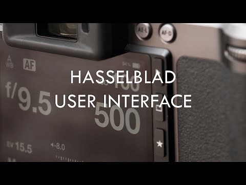 X1D II: Hasselblad User Interface