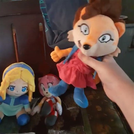 princess Sally Acorn plush came in the mail today character from Sonic