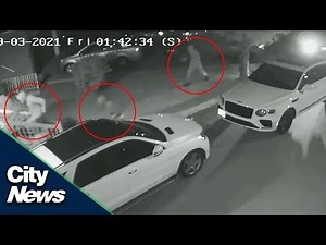 5 armed suspects caught on camera after Mississauga home invasion