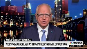 'How Democracy Dies': Tim Walz Goes Full Apocalypse Over Jimmy Kimmel Getting Yanked Off Air