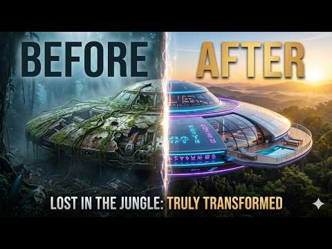 This Abandoned UFO Turned Into a Luxury Hotel 😳 (Unbelievable Transformation)