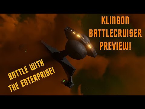 Klingon Battlecruiser Preview: Battle with the Enterprise!