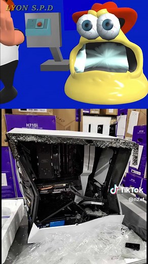 AHHHHHHHHH (credit to LYON SPD for a hilarious video) #nzxt #brokenpc #deliveryfail #ahhhhh #pizzatower
