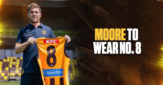 Moore To Wear Number 8