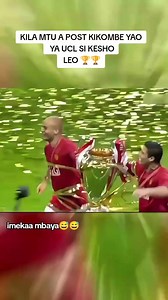 Arsenal fans mimic UCL trophy after final defeat
