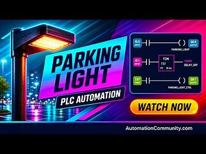 Parking Light Automation Using PLC Ladder Logic
