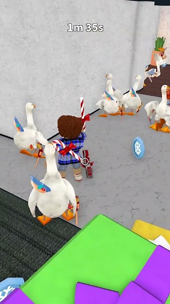 Using admin to invade #mm2 with ducks #funny #viral