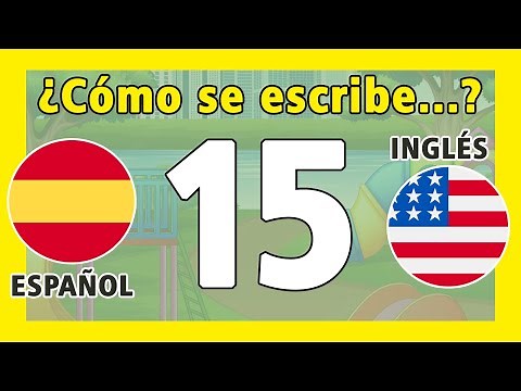 Cómo Se Escribe El Número 15 😁🧠👁️[En Español e Inglés ] QUINCE | FIFTEEN