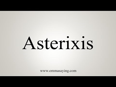 How To Say Asterixis