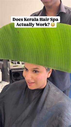 1M views · 501 reactions | I tried a Kerala-style Ayurvedic hair spa that literally revived my hair from dull to goddess-level soft ‍♀️ The secret? Natural oils, homemade masks & techniques I’ve never seen before. Location @sapphireladiessalon . . . #HairSpa #keralastyle #AyurvedicBeauty #HairCare #NaturalHairTreatment #BeautyTips | Simran Balar Jain | Facebook