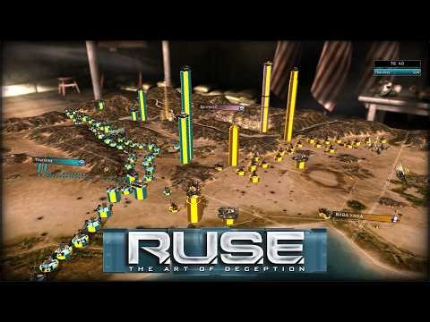 R.U.S.E - Massive Battle For Kasserine Pass! - Ruse Multiplayer! (8 Player FFA)