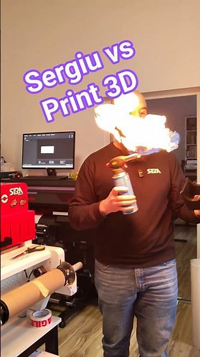 How do I finish a 3D print with stringing? Very simple and cool 😎 #3dprint #dragon