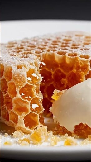 The CRUNCH! 🎧 Frozen Honeycomb ASMR 🍯 #asmr#shorts