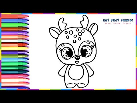 How to Draw a Cute Deer | Step-by-Step Tutorial !
