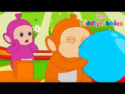 Tiddlytubbies 2D Series! ★ Episode 7: Sticky Balloons! ★ Baby Teletubbies ★ Cartoon for Kids
