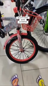 Bike size 16 available @8,500/ We deliver country wide at a small fee,for orders or deliveries call or WhatsApp us on 0708119289. #bikesale #bikeshop #forkids #fypviralシ゚ #kidszone #viral #nairobikenya | Brianne's Baby And Toy Shop | Facebook