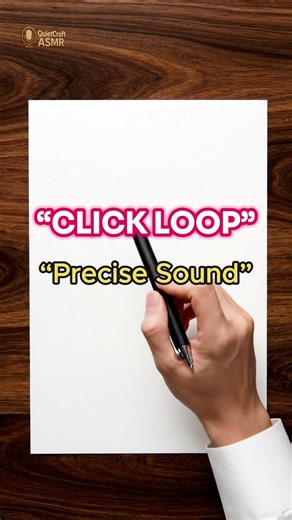 ASMR Pen Click Loop — Precise Mechanical Clicks