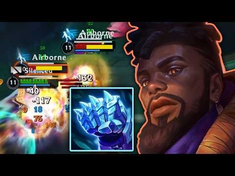 Wild Rift K'Sante Baron Lane Gameplay (Build & Runes)