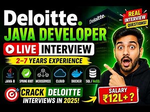 Deloitte Interview | Java 8 | Spring Boot | Microservices | Cloud | Docker | SQL | NoSQL | 2–7 Years