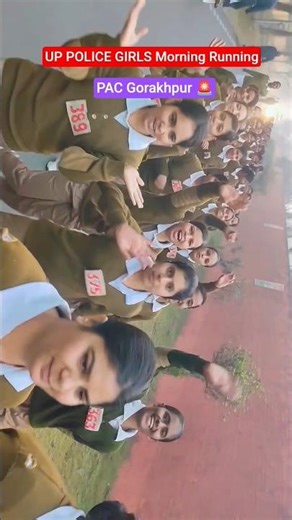 UP Police Training Girls Running #uppolice #training #running #upsi #viral #shorts