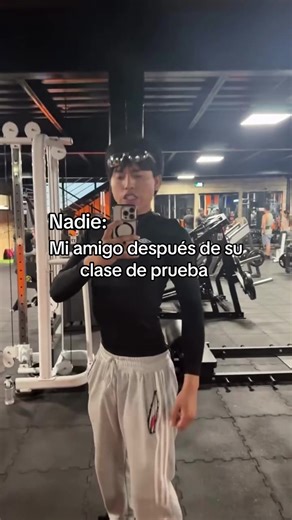 Mi amigo qe lleva 2 días en el gym #humor #parati #ecuador #gym #memes | gym humor