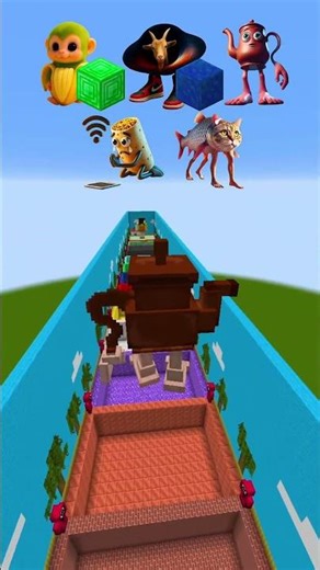 Italian Brainrot VS Longer Jumping #46 #brainrot #minecraft