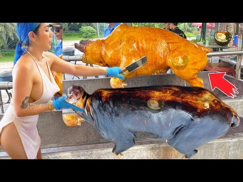 Whole Roasted Cow – A Shocking Dish That Keeps the Crowd Coming All Day