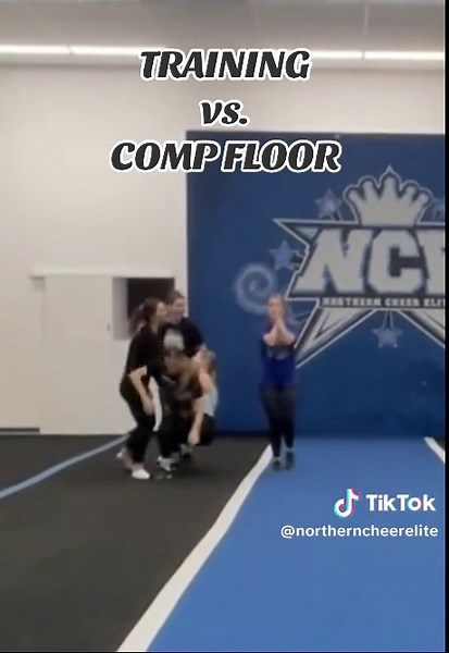 Cheerleading Training Fails vs. Competition Performances