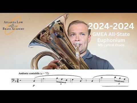 2024-2025 GMEA All-State MS Lyrical Etude: Euphonium