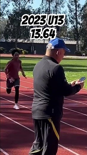 13 year old 100m Sprint Progression 13.64 to 12.61.