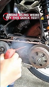 Easy Way To Find Engine Air Leaks! 🏍️💨