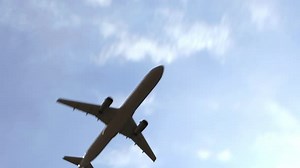 Plane Landing in Montreal Canada