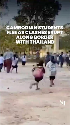 Cambodian students flee as clashes erupt along border with Thailand