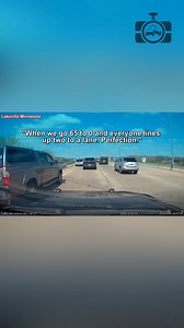 When we go 65 to 0 and everyone lines up two to a lane. | Dashcam Lessons