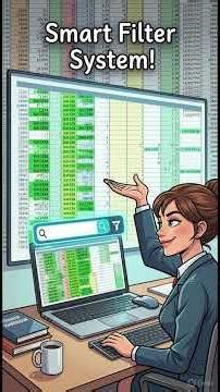 Excel Me Smart Filter & Search System 🔍🔥 | Data Find in Seconds #excelfilter #shorts #viralvideo