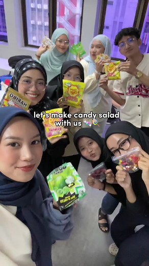 How to Make a Colorful Candy Salad with Friends