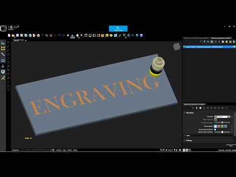 How to Create Engraving in CAD/CAM | Complete CNC Engraving Tutorial l BIESSE RoverA l Bsolid CAM