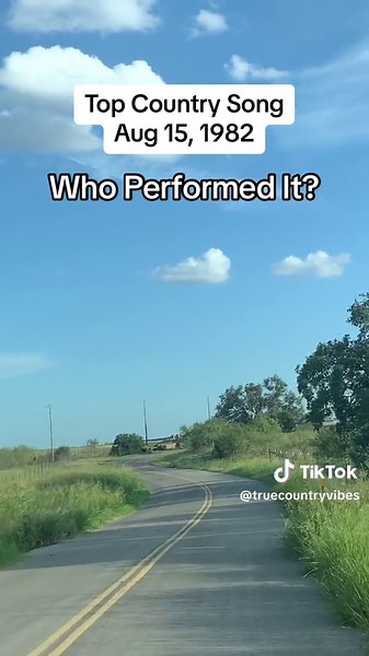Who performed this country classic from 1982? #countrymusic #countryclassics #realcountrymusic #oldcountry #80scountry #countrygirl #countryboy #backroads #country